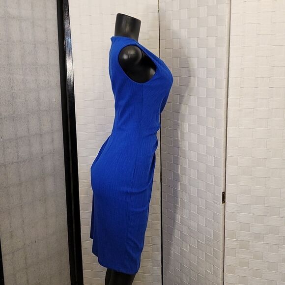 BRAND NEW ENFOCUS STUDIO BUTTON PLACKET SIDE RUCHED DETAILS DRESS - Picture 5 of 13